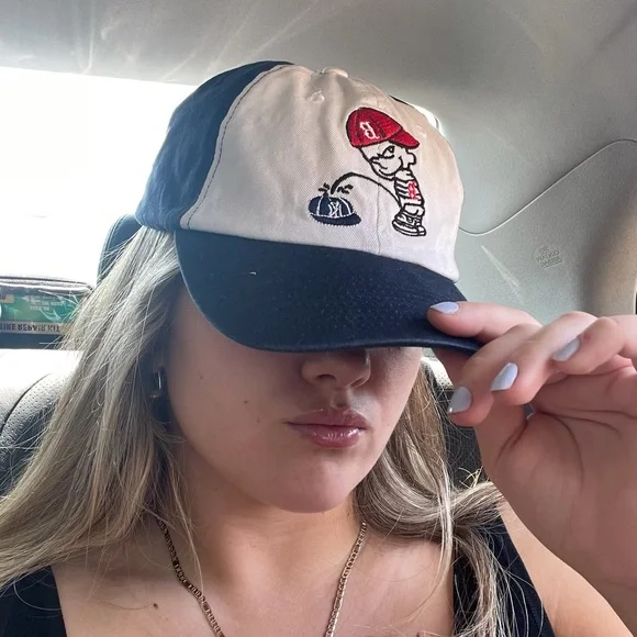 Accessories Boston Red Sox Peeing On Ny Yankees Hat Poshmark
